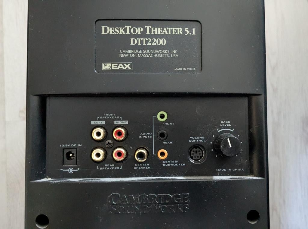Cambridge Soundworks  DTT(Desktop Theatre) 5.1, Ophalen, Overige merken