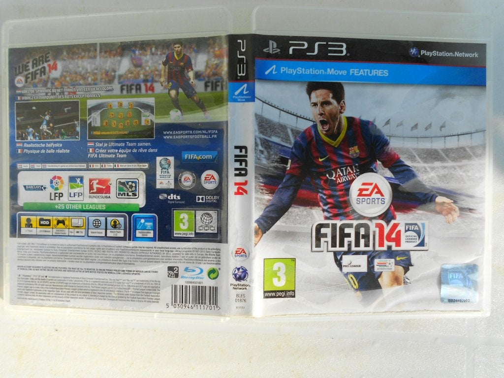Fifa 2014 game ps3, in doos met boekje. Vanaf 3 jaar., Ophalen, Gebruikt, 1 speler, Vanaf 3 jaar