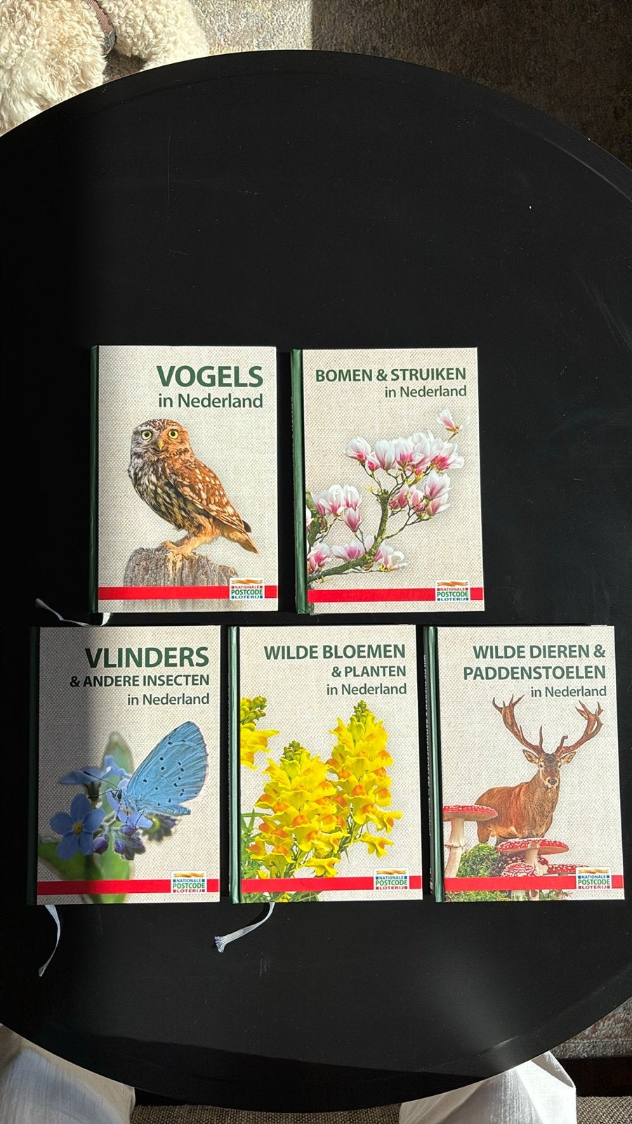 Set van 5 natuurboekjes Postcode Loterij - Nieuwstaat, Boeken, Ophalen of Verzenden, Nieuw, Natuur algemeen