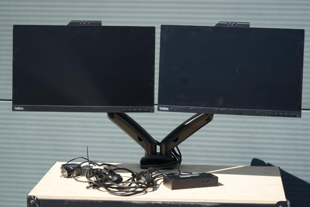 beelschermen, Computers en Software, Monitoren, Ophalen, 3 tot 5 ms, Lenovo Thinkvision, 21,5