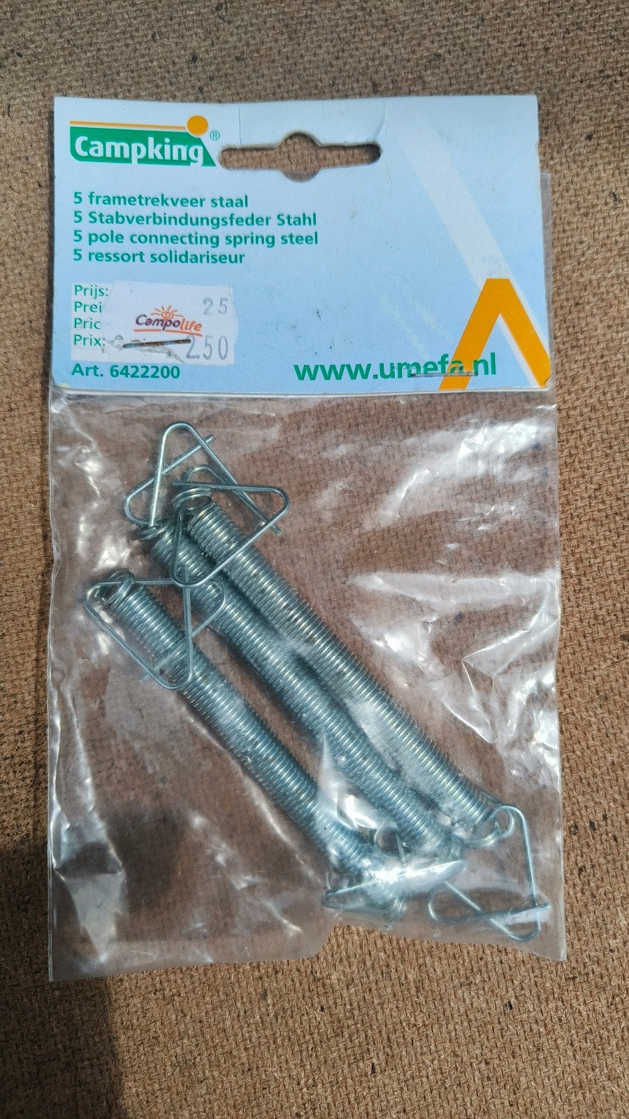 3x Campking Stalen Frame Trekveren - Tentstok Verbinding, Ophalen of Verzenden, Nieuw