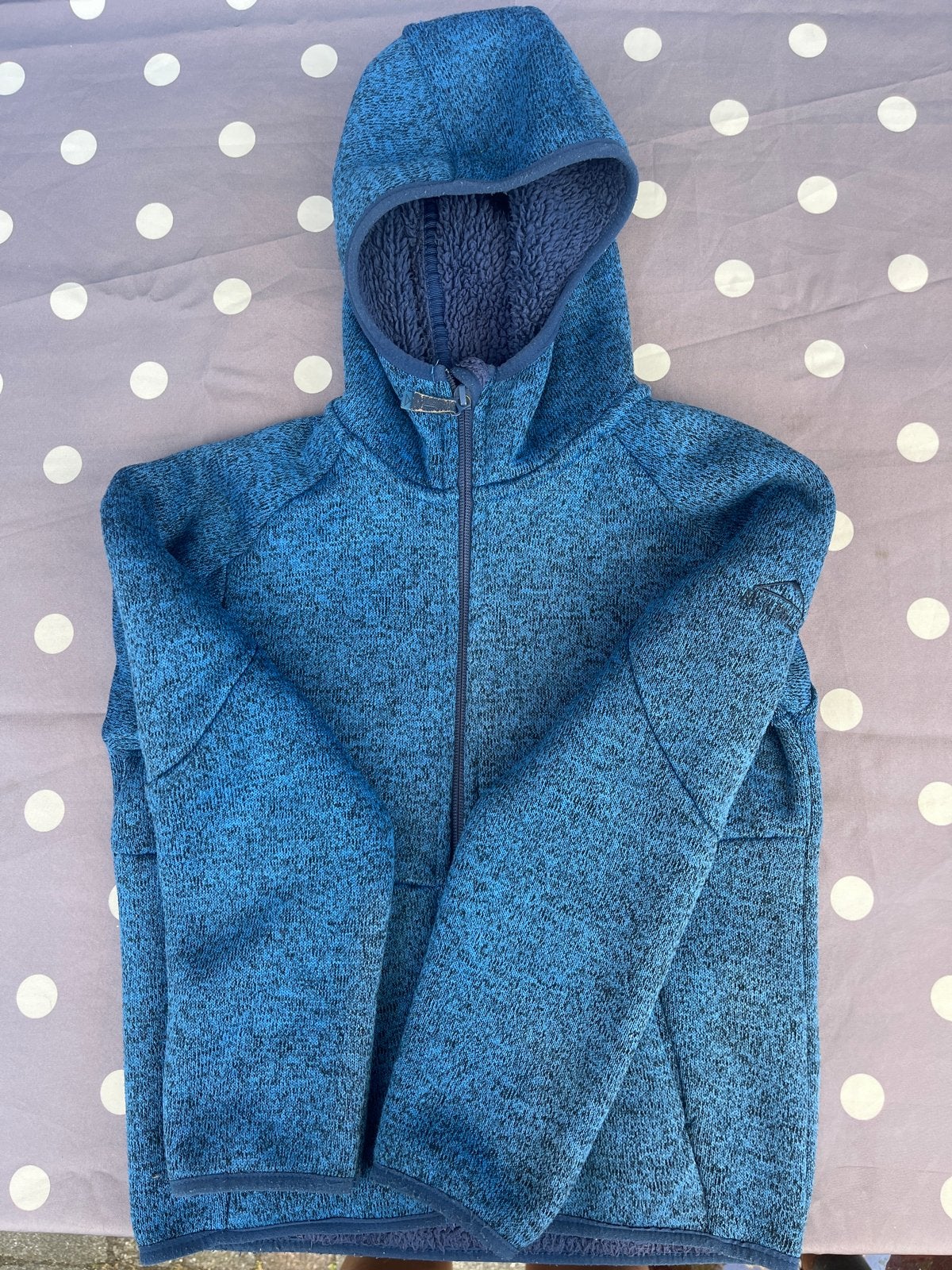 McKinley Fleece Vest met Capuchon - Blauw (maat 140?), Ophalen of Verzenden, Gebruikt, Jongen of Meisje