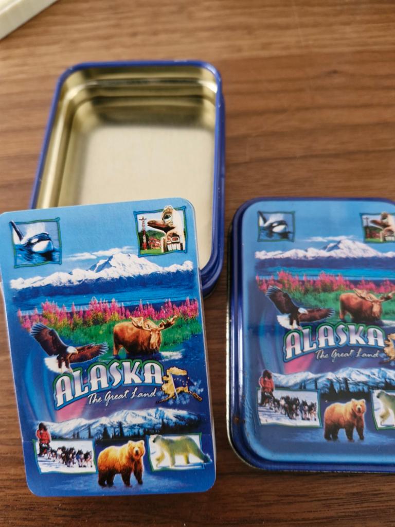 Speelkaarten Alaska The Great Land, in Blik, Verzamelen, Speelkaarten, Jokers en Kwartetten, Ophalen of Verzenden, Zo goed als nieuw
