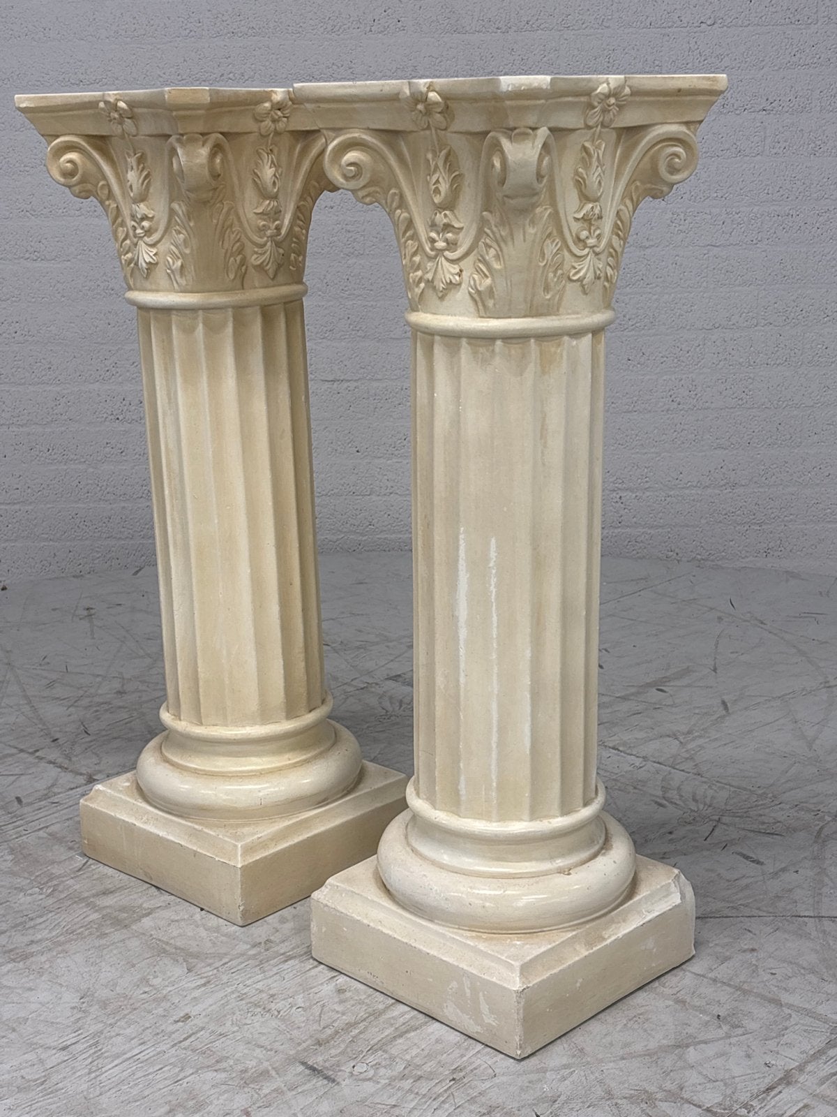 2 Decoratieve Zuilen/Pilaren - 100 cm hoog, 35 cm diameter, Ophalen, Gebruikt, Nvt, Nvt