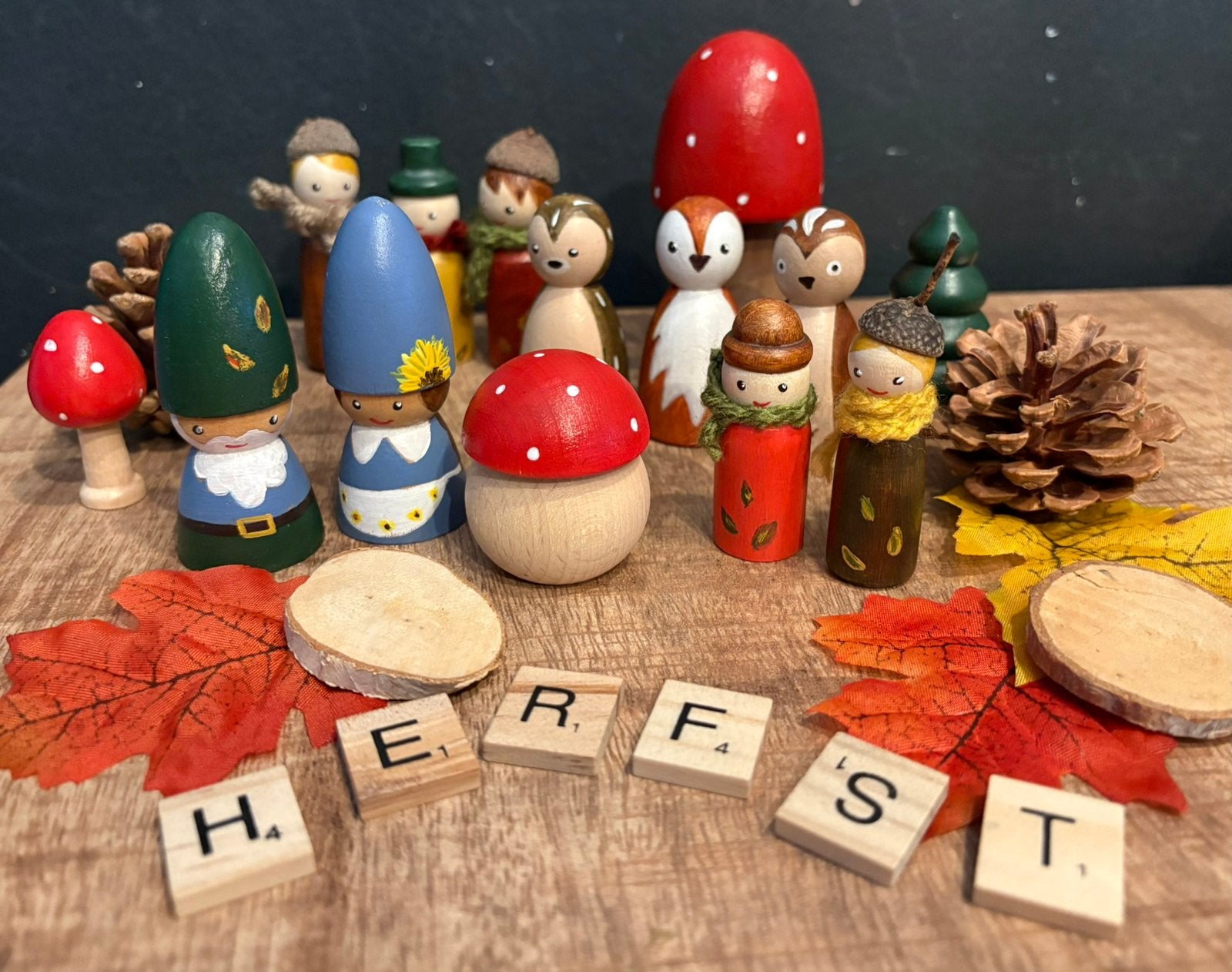 Peg dolls herfst, Ophalen of Verzenden, Nieuw