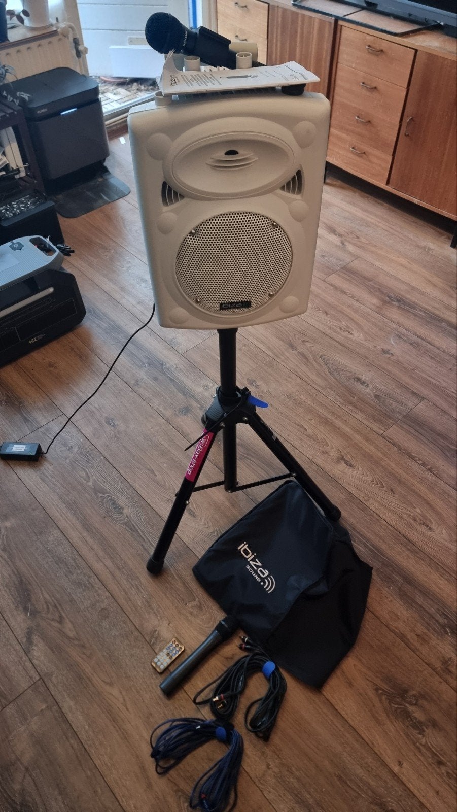 Ibiza sound  port8VHF-BT 8 INCH (splinter nieuw), Ophalen of Verzenden, Overige merken