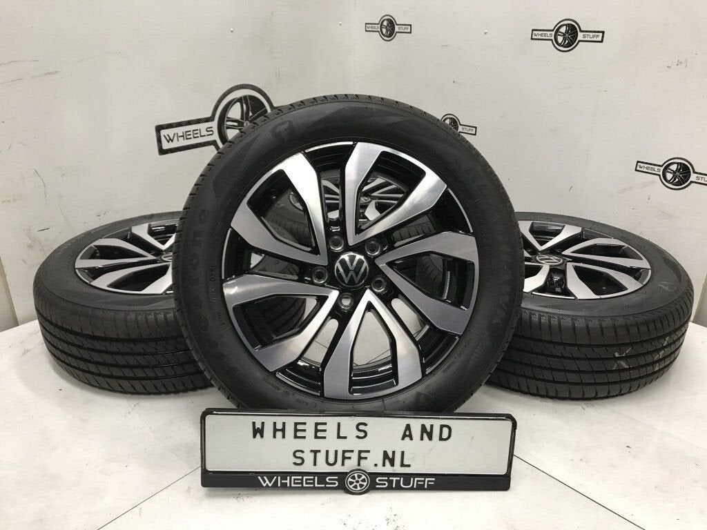 VW Golf VIII Dublin lichtmetaal velgen 16 5x112, Ophalen, Gebruikt, 16 inch, Banden en Velgen