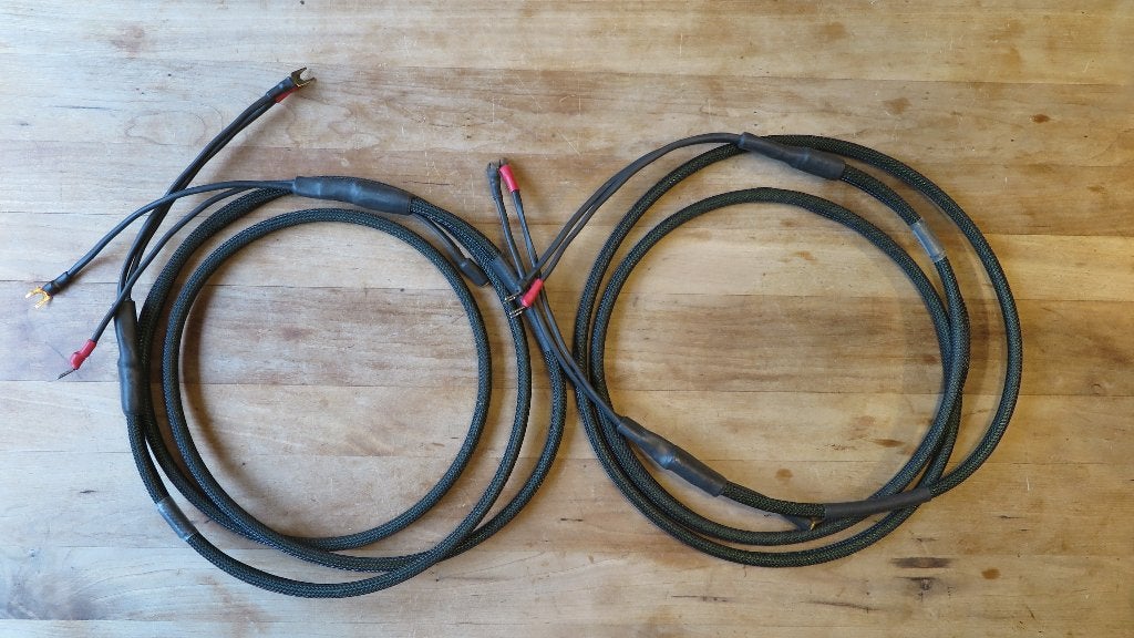 Synergistic Research Acoustic Reference speaker cable, Ophalen of Verzenden, Gebruikt, 2 tot 5 meter, Luidsprekerkabel