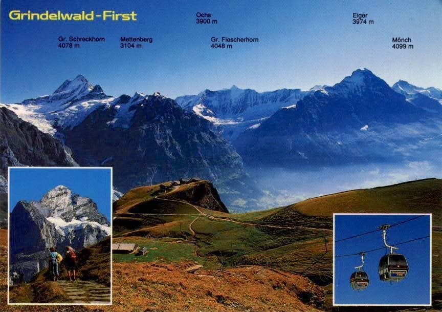 Grindelwald-First, Ophalen of Verzenden, 1980 tot heden, Ongelopen, Overig Europa