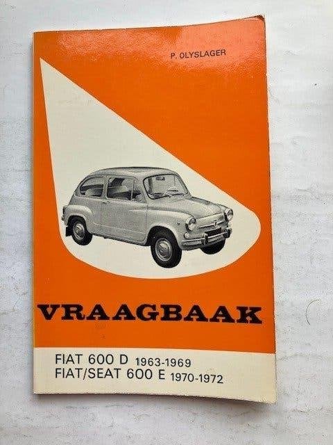 Vraagbaak   Fiat 600 D 1963-1969 / Fiat/Seat 600 E 1970-1972, Ophalen of Verzenden