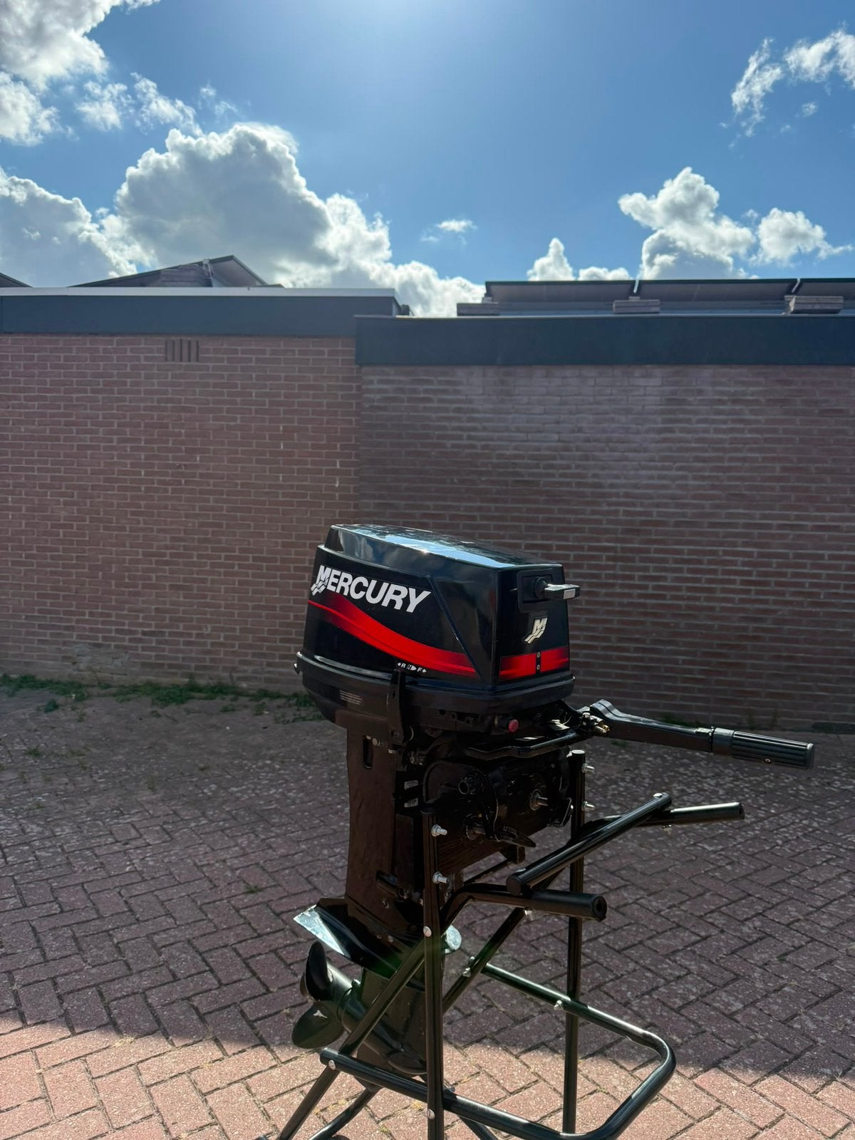 30 pk mercury 2 takt, Ophalen, Zo goed als nieuw, Benzine, 30 pk of meer