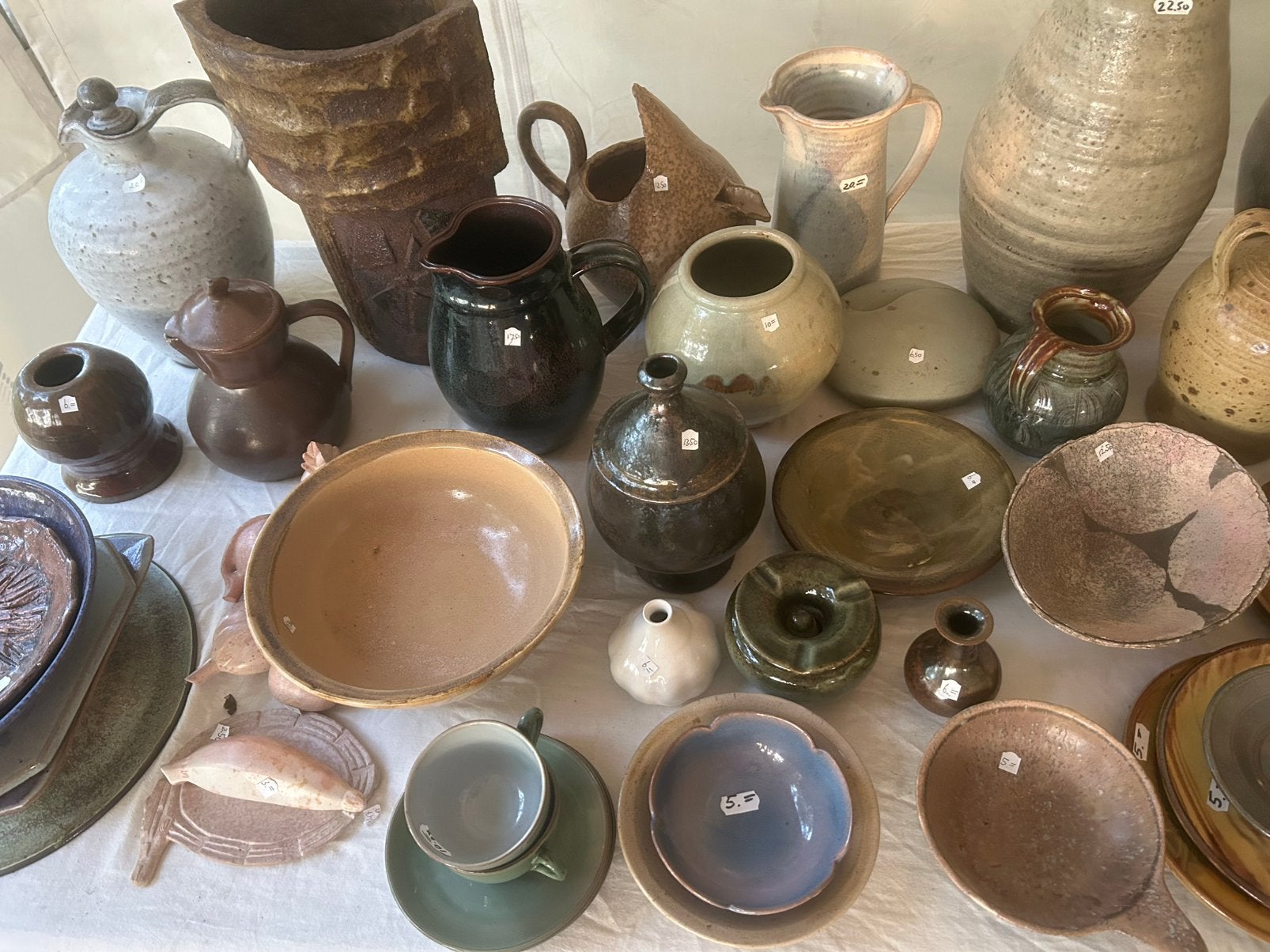 Collectie pottenbakker aardewerk voor 50 procent, Ophalen