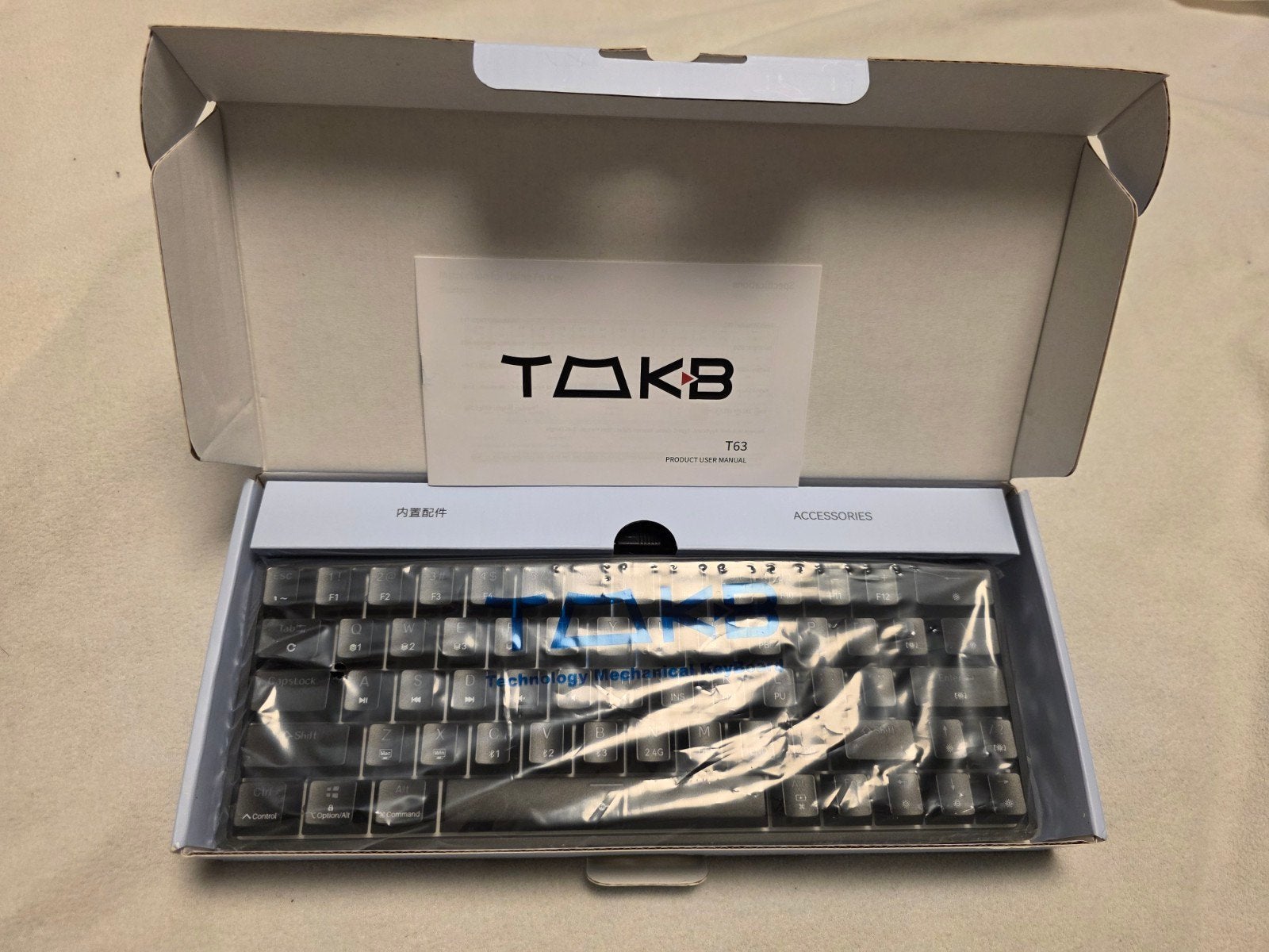 NIEUW: TAKB T63 Mechanisch Toetsenbord - Compact Design, TAKB, Gaming toetsenbord, Nieuw, Ophalen of Verzenden