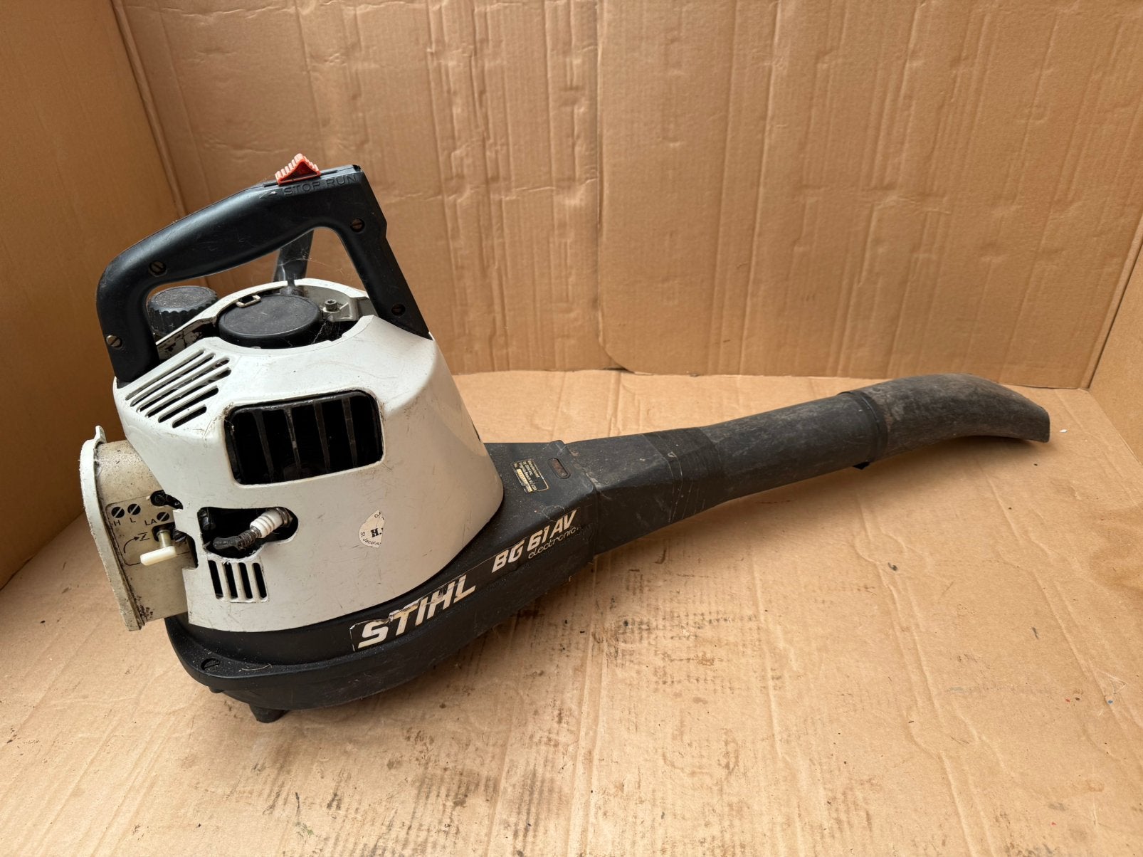 Stihl BG61AV bladblazer, Ophalen of Verzenden, Gebruikt, Benzine