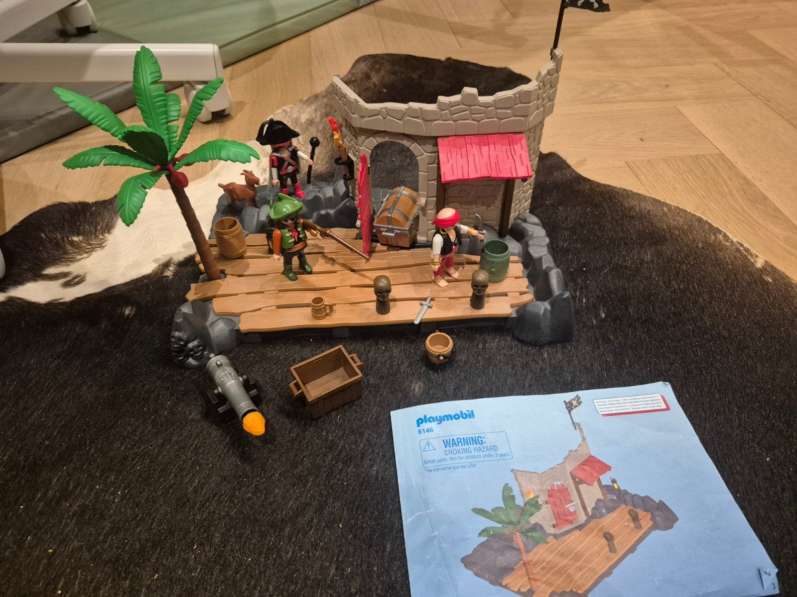 Playmobil Piraten Eiland 6146 - met handleiding en extra's, Pirates, Gebouw, Complete set, Ophalen of Verzenden