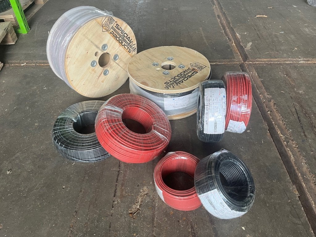 UITVERKOOP Solarkabels 50/100m 4/6/10mm2 vanaf 0,85pm, Ophalen of Verzenden, Nieuw, Kabel of Snoer
