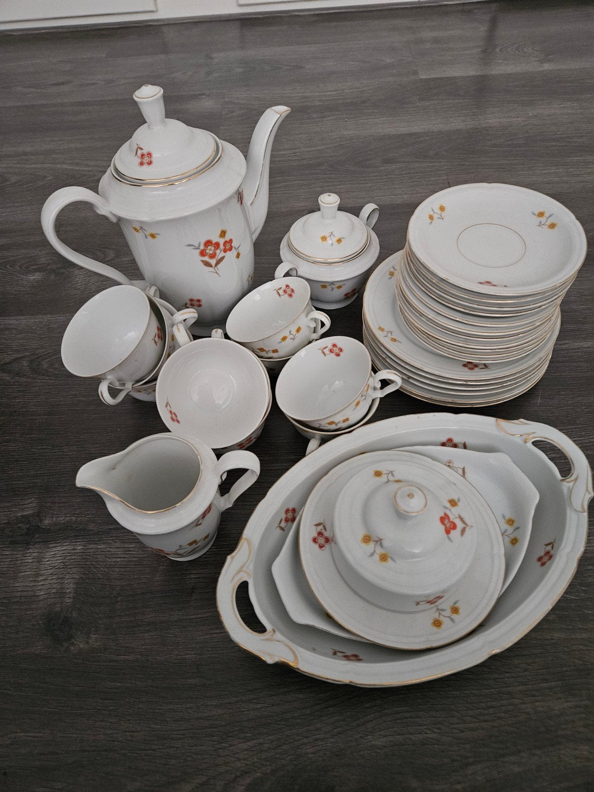 Servies, Ophalen
