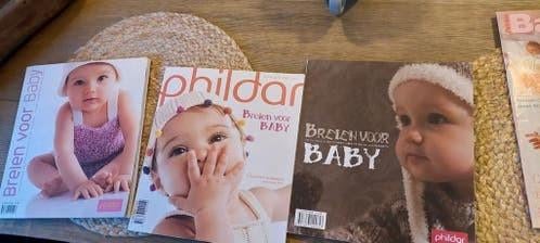 PHILDAR BABY BREIPATROON BOEKEN  LENTE/ ZOMER +brei liniaal, Ophalen of Verzenden, Gebruikt, Breien, Patroon of Boek