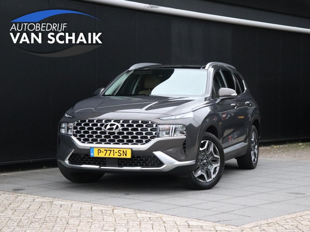Hyundai Santa Fe 1.6 T-GDI PHEV Comfort Smart Sky | LEDER |, Auto's, Hyundai, Automaat, Gebruikt, Euro 6, 4 cilinders