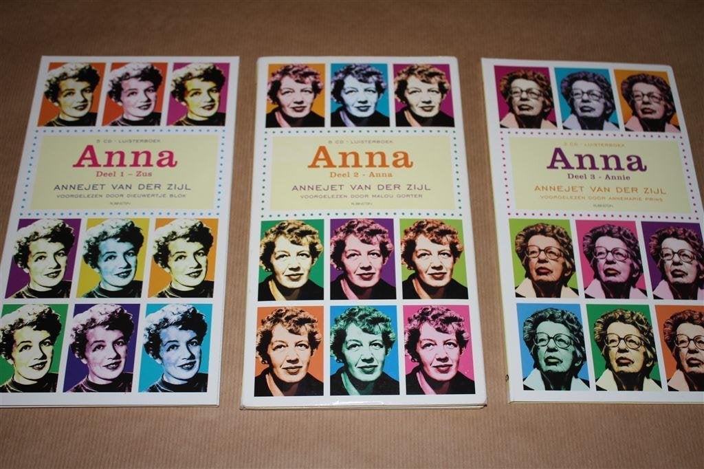 Anna deel 1, 2 en 3. Annejet van der Zijl. Luisterboeken., Ophalen of Verzenden