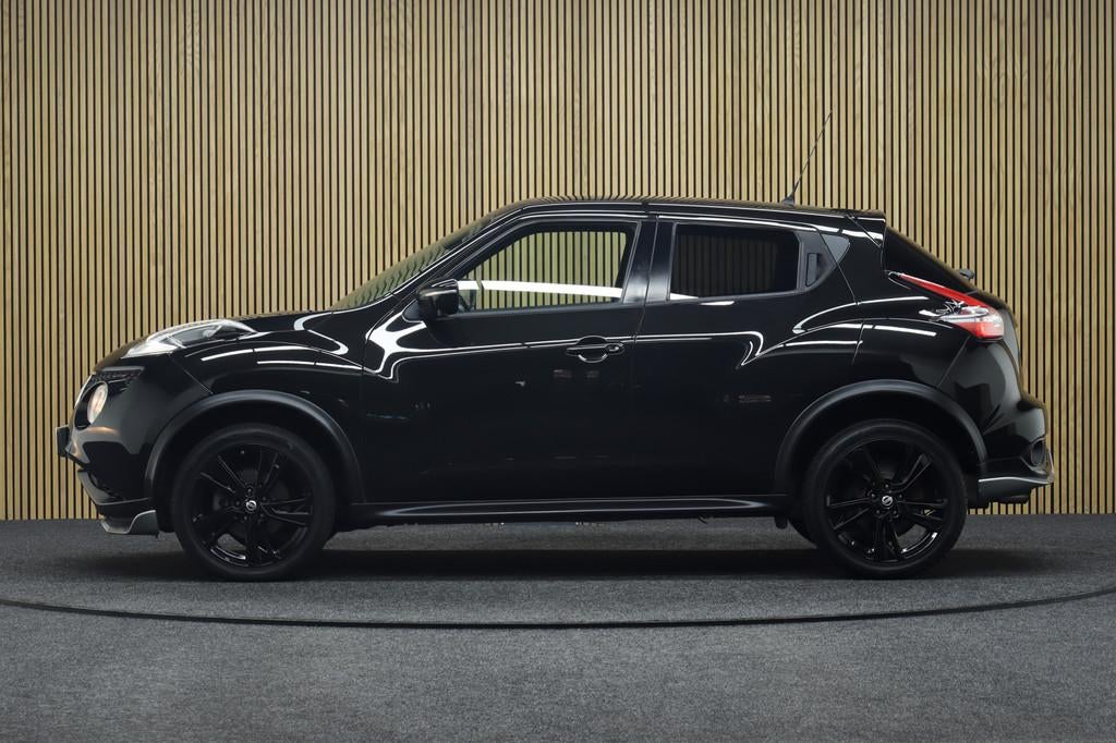 Nissan Juke 1.2 DIG-T S/S Connect Edition | Cruise-control |, 639 kg, Stof, Met garantie (alle), Zwart