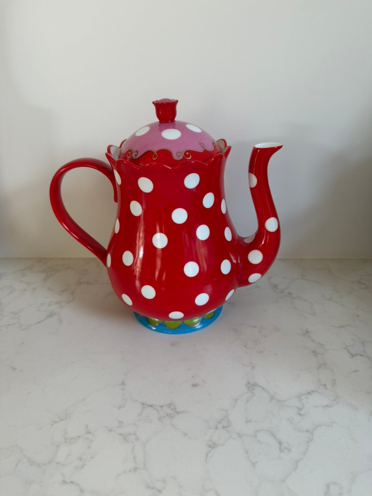 Oilily theepot, Huis en Inrichting, Overige merken, Keramiek, Ophalen of Verzenden, Zo goed als nieuw