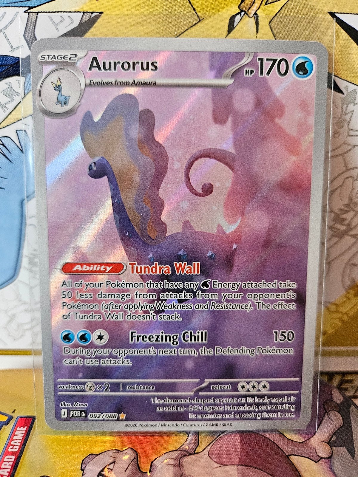 Aurorus 092/088 Perfect Order Pokémon card Full Art New, Verzenden, Nieuw, Losse kaart, Foil