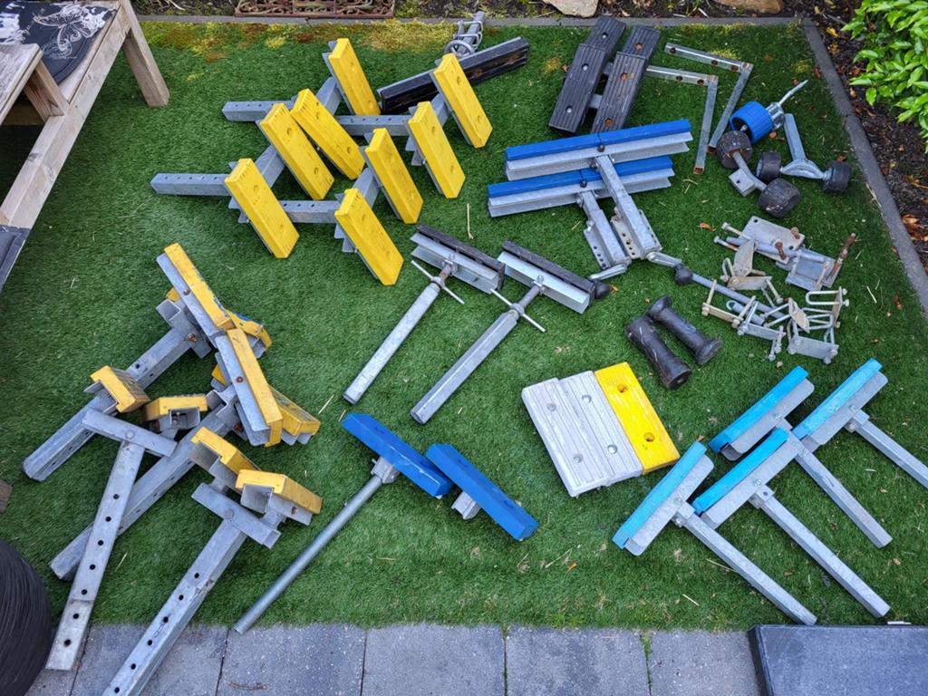 Trailer steunen en stempels van Pega Kalf Vlemmix Marlin, Ophalen, Gebruikt, Overige typen