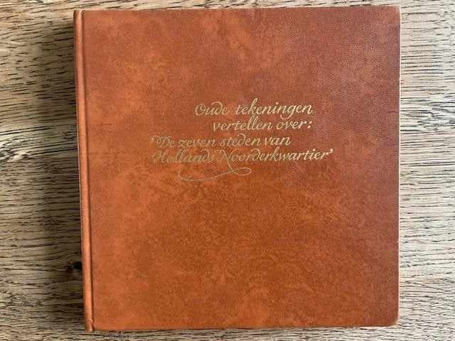 oude tekeningen: de zeven steden van Hollnds Noorderkwartier, Ophalen of Verzenden, Zo goed als nieuw