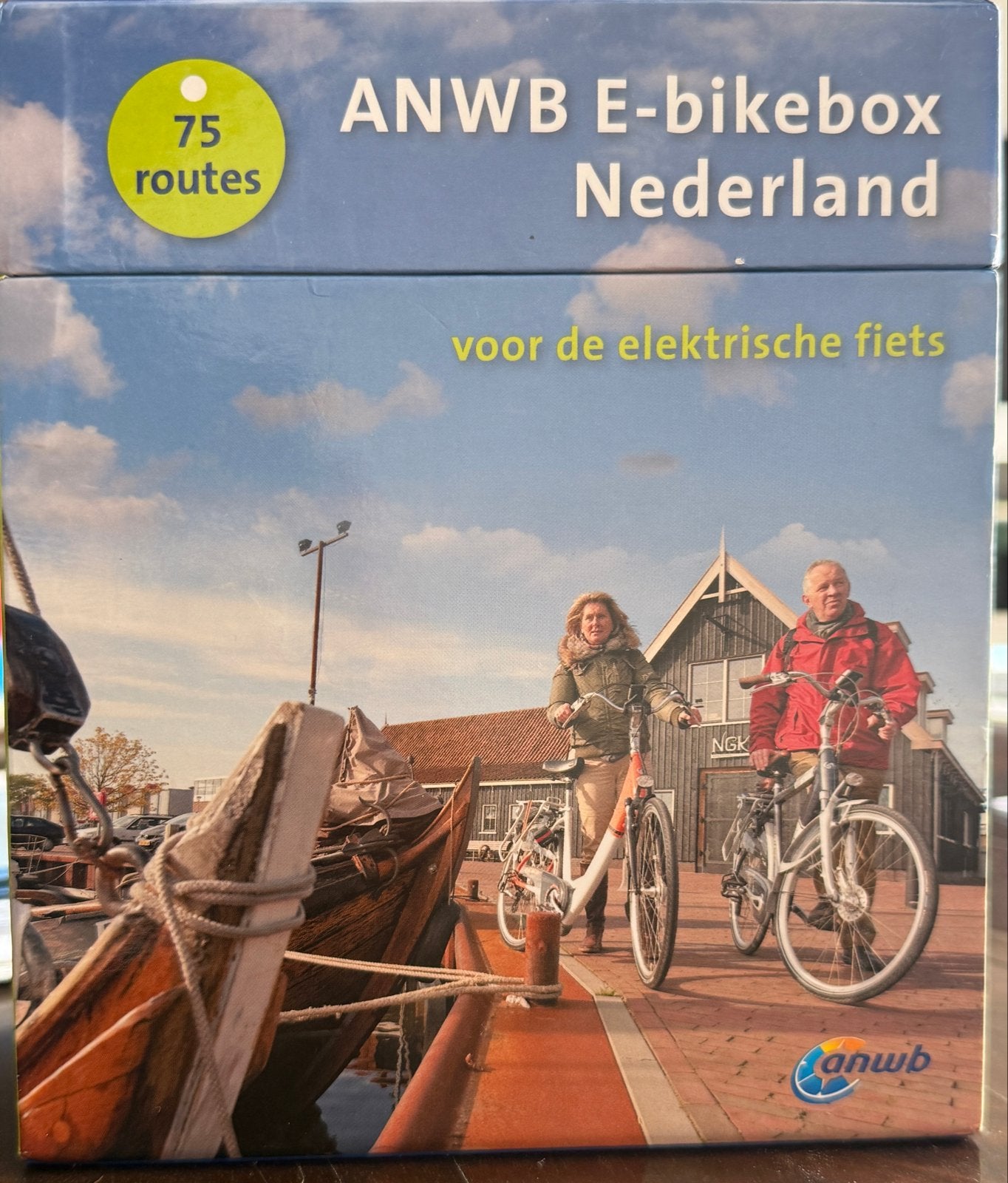 ANWB E-bikebox Nederland - 75 routes voor de e-fiets, Ophalen, Zo goed als nieuw, Overige merken