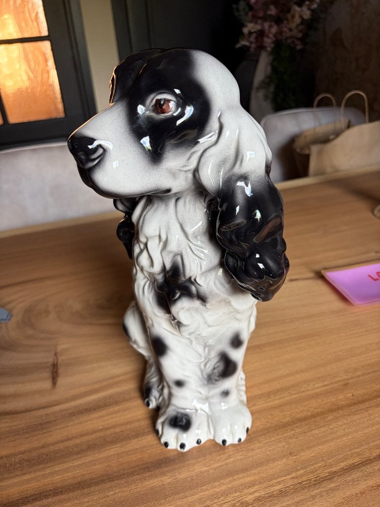 Vintage hond keramiek puntgaaf, Ophalen