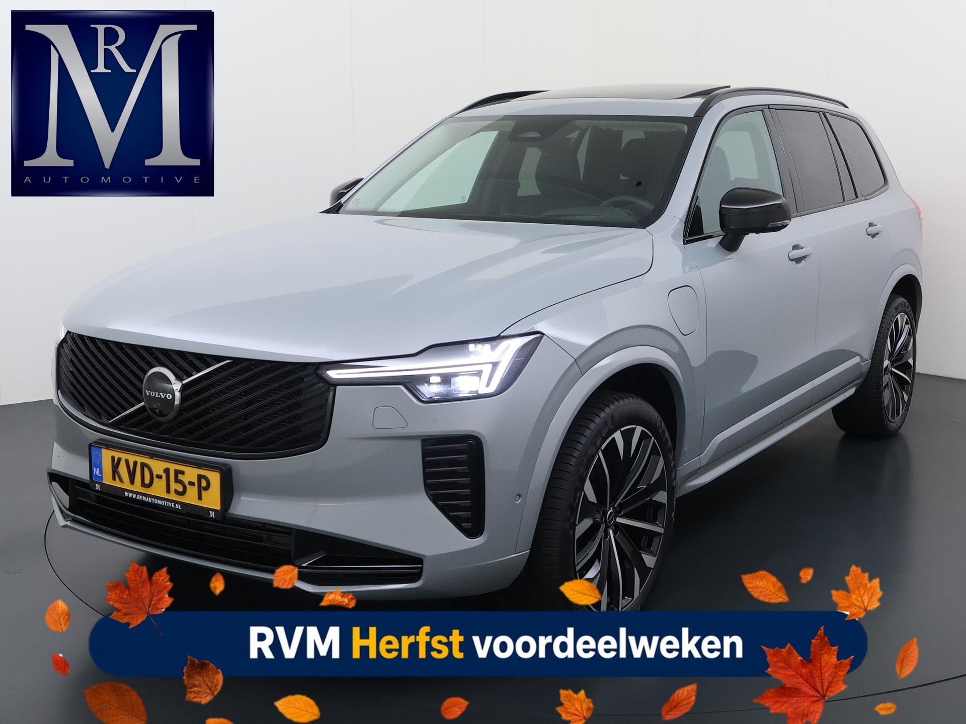 Volvo XC90 2.0 T8 Plug-in hybrid AWD Plus Dark VAN:69.900,-, Auto's, Dealer onderhouden, Gebruikt, Euro 6, 4 cilinders
