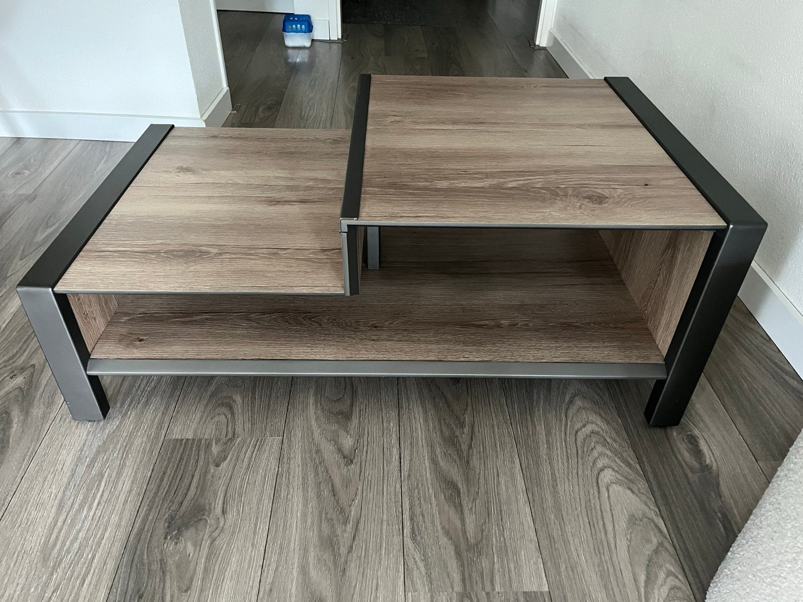 Salontafel Henders & Hazel - Industrieel Design, Ophalen, Gebruikt, 50 tot 100 cm, Overige houtsoorten