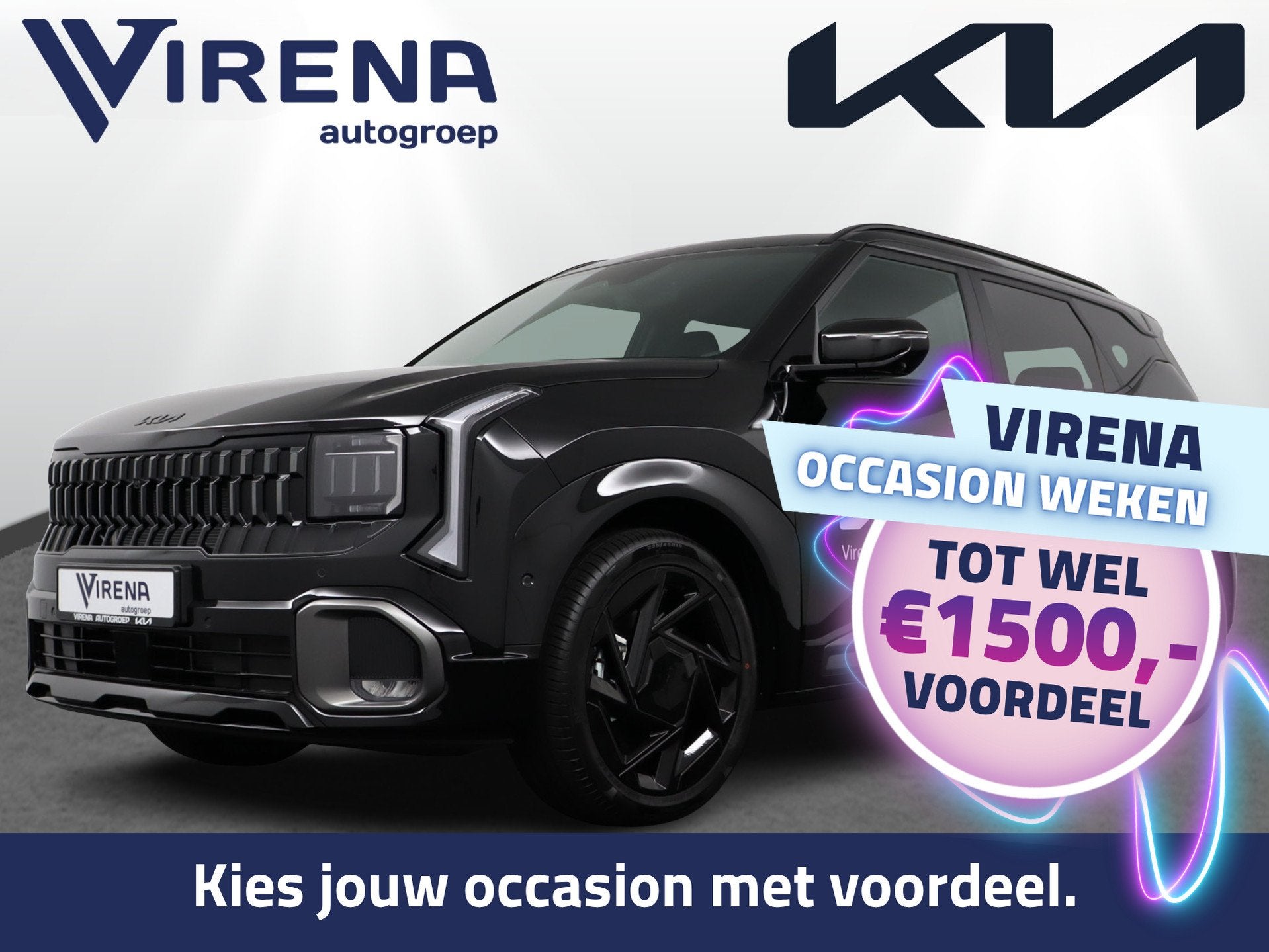 Kia Seltos 1.6 T-GDI DCT7 X-Line Demo Edition - Direct lever, Auto's, Automaat, Zwart, Lederen bekleding, Kia Top Selectie