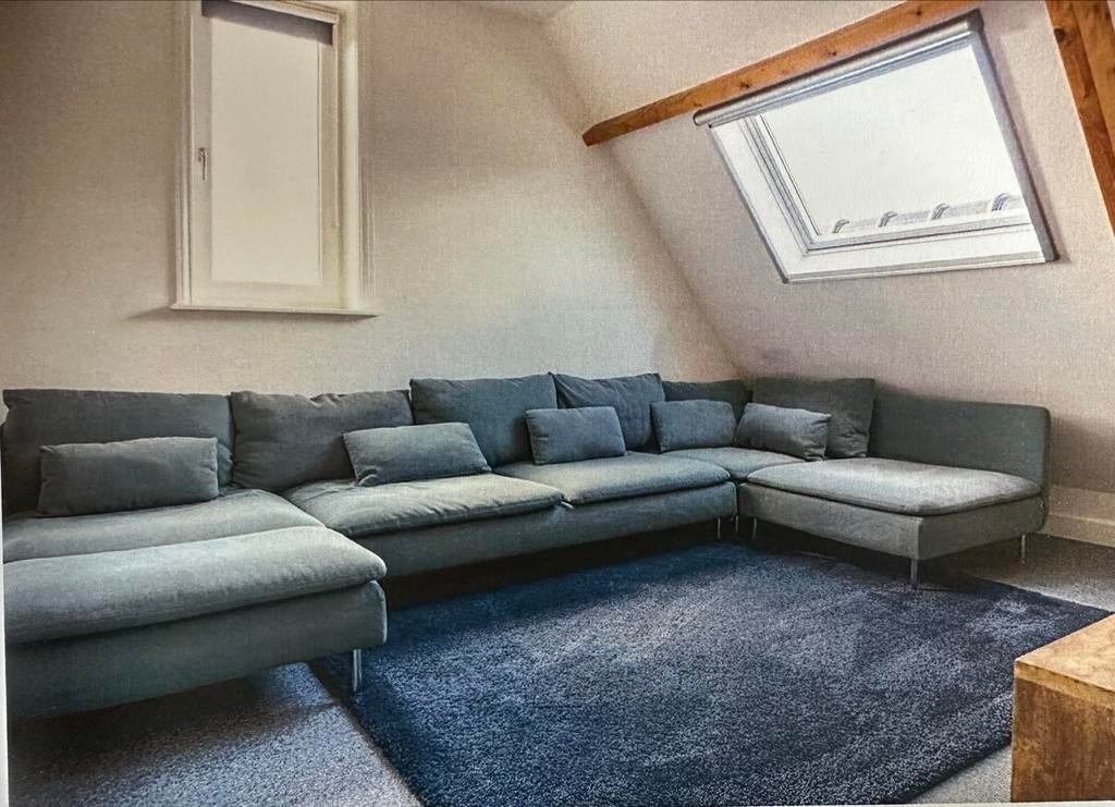 IKEA Söderhamn Hoekbank met Chaise Longue + Extra Hoezen, Ophalen, Gebruikt, Hoekbank, 300 cm of meer