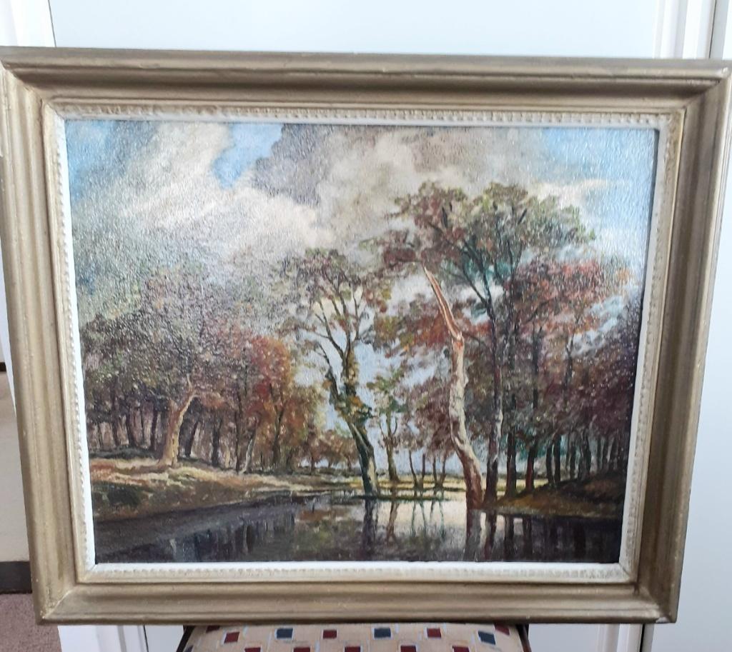 schilderij uit 1940, Antiek en Kunst, Kunst | Schilderijen | Klassiek, Ophalen