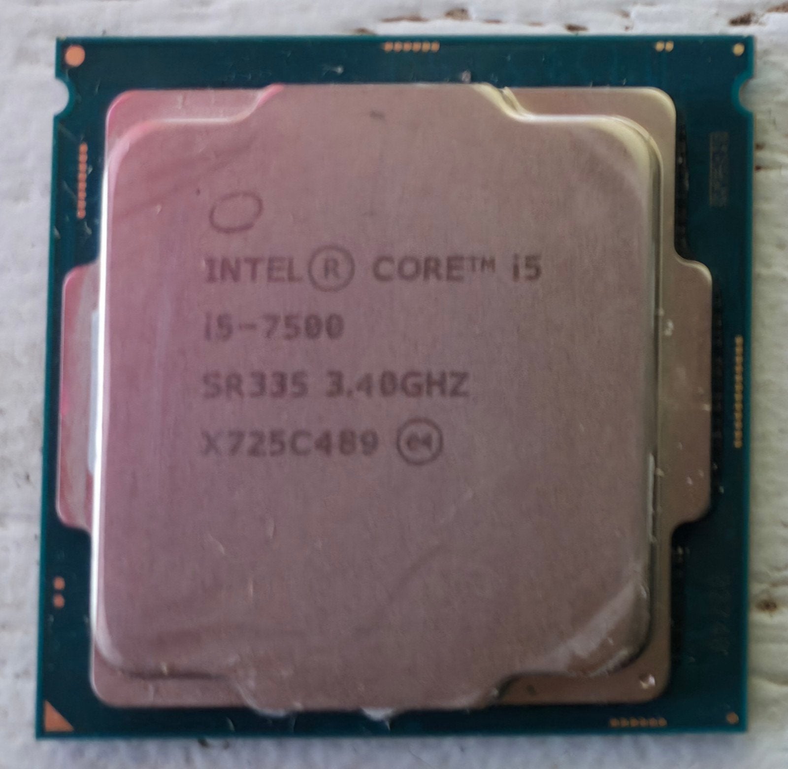 Intel Core i5-7500 Processor - 3.40GHz, Gebruikt, 4-core, Ophalen of Verzenden, Intel Core i5-7500