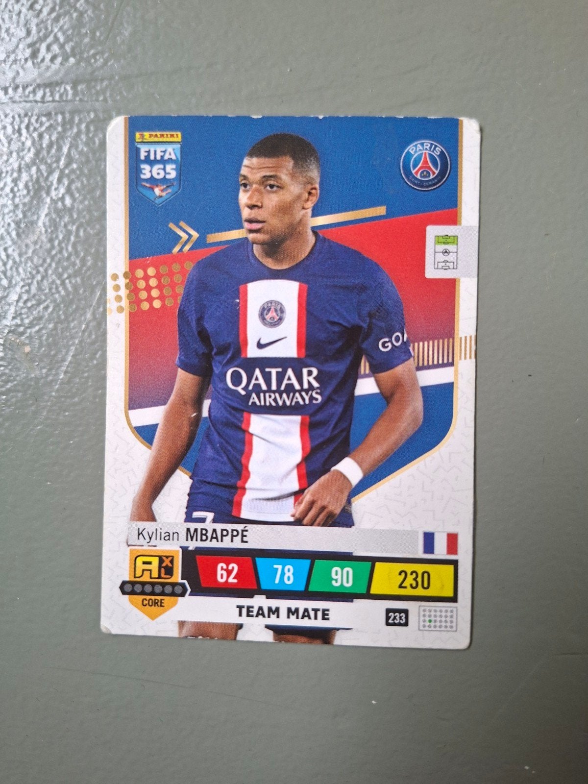 Panini voetbal plaatje mbappè, Ophalen of Verzenden, Gebruikt, Plaatje