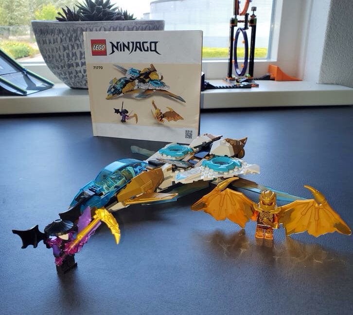 Lego Ninjago 71770 Gouden Draak Straaljager (Zonder doos), Lego, Ophalen of Verzenden, Zo goed als nieuw, Compleet
