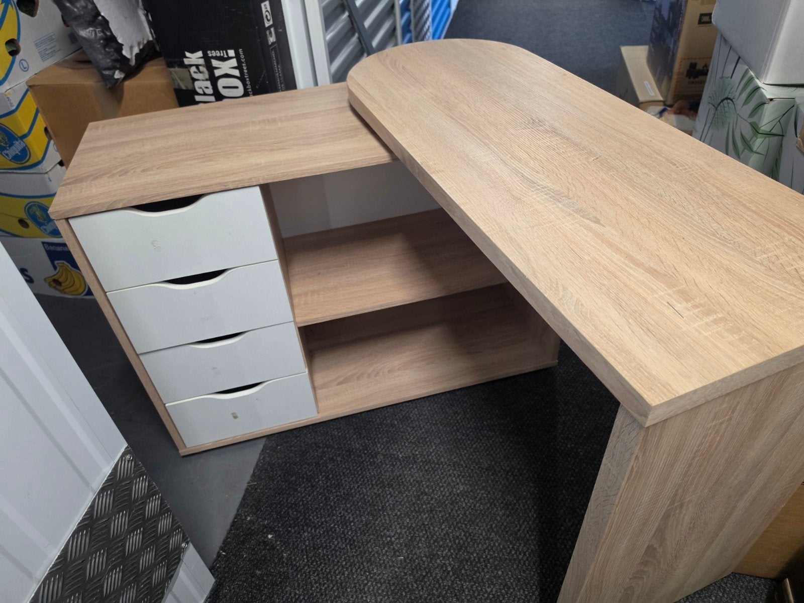hoek bureau, Huis en Inrichting, Ophalen, Gebruikt, Hoekbureau, IKEA