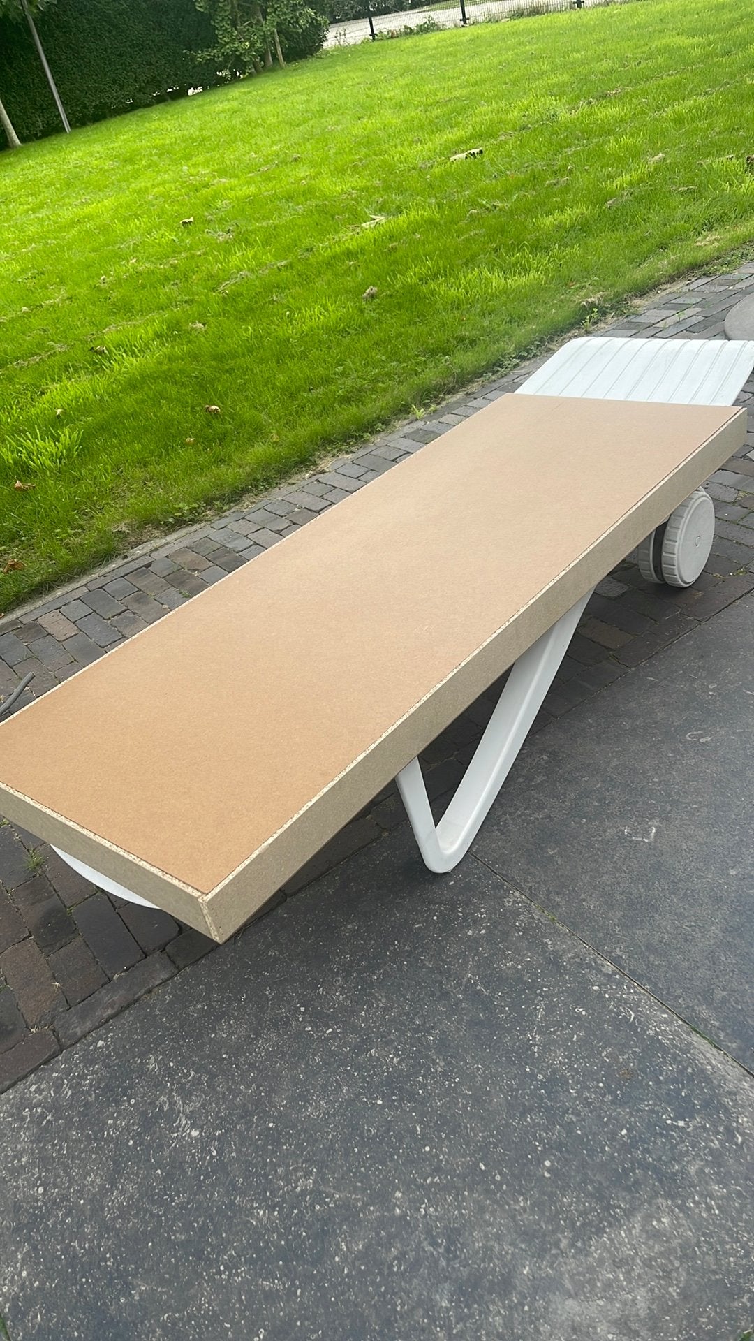 Hardboard houten bekisting diverse maten ., Minder dan 25 mm, Ophalen of Verzenden, Zo goed als nieuw, Minder dan 200 cm