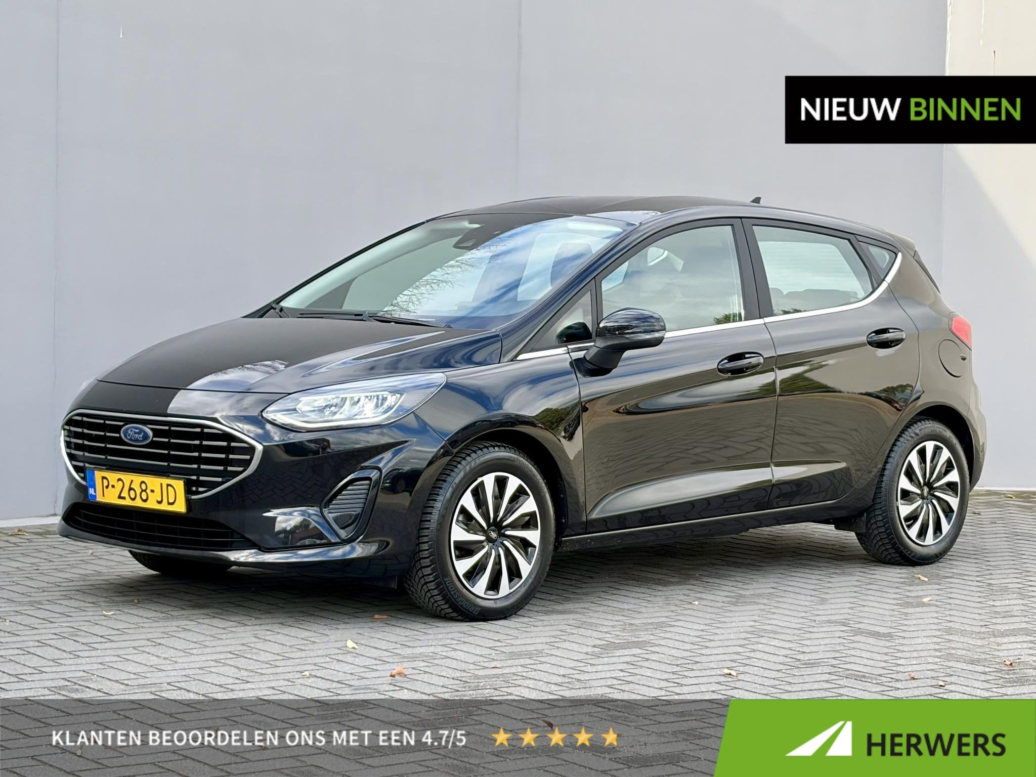 Ford Fiesta 1.0 EcoBoost Hybrid Titanium / Navigatie / Apple, Voorwielaandrijving, Gebruikt, Euro 6, Origineel Nederlands