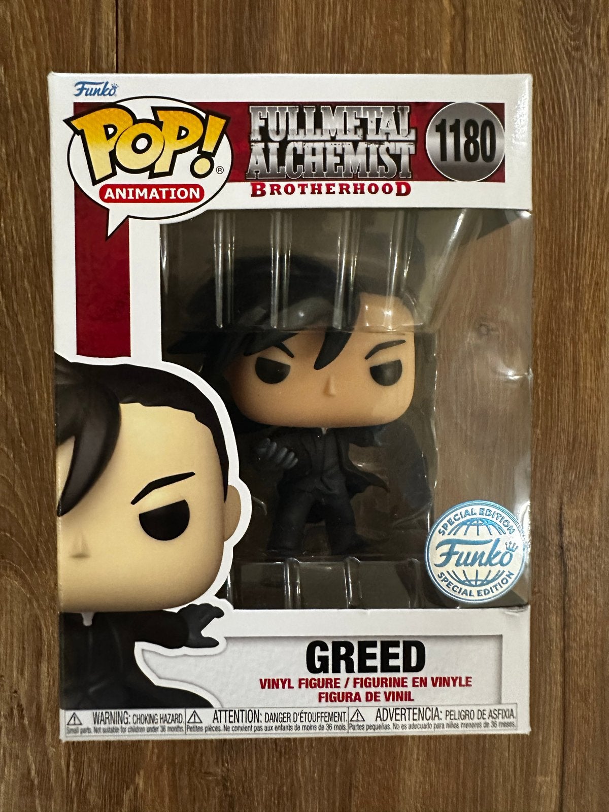 Funko Pop! Greed (1180) Fullmetal Alchemist Brotherhood, Ophalen of Verzenden, Zo goed als nieuw