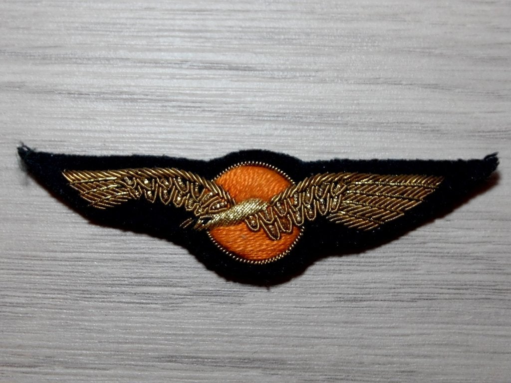 Bouillon vliegerwing brevet Marine Luchtvaart Dienst MLD, Ophalen of Verzenden, Marine, Nederland, Lintje, Medaille of Wings
