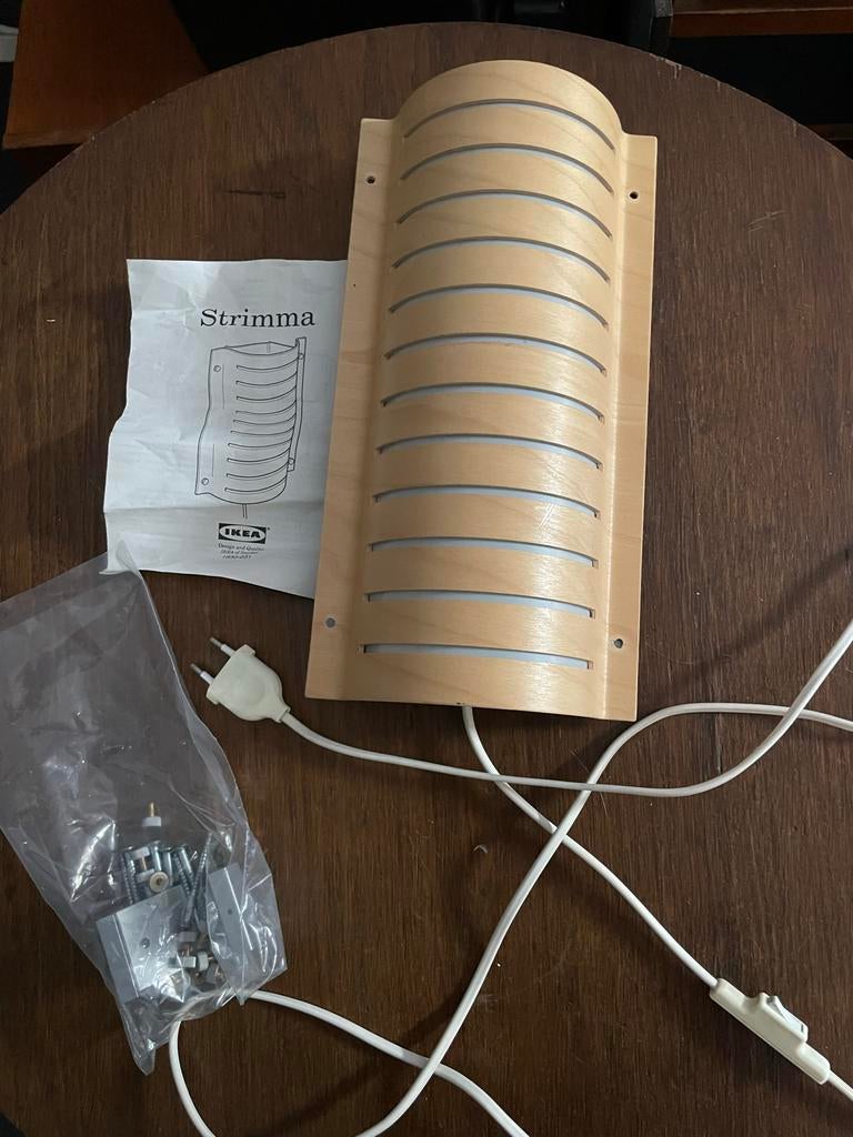 Strimma IKEA wandlamp (2x) jaren 90, Huis en Inrichting, Lampen | Wandlampen, Ophalen of Verzenden, Gebruikt