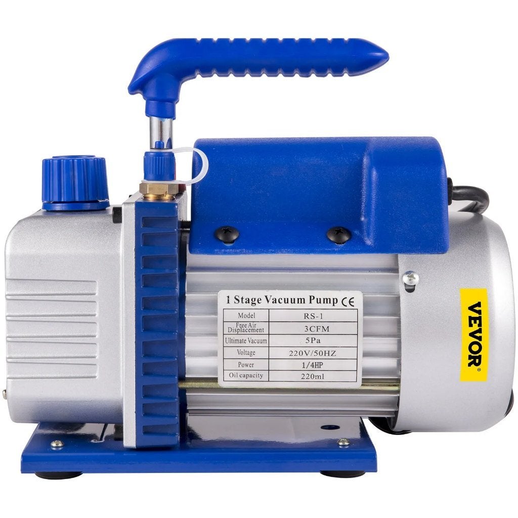 VEVOR 3CFM airco vacuümpomp, 1/4HP vacuümpomp, 220V, Minder dan 60 m³, Nieuw, 3 snelheden of meer, Ophalen of Verzenden