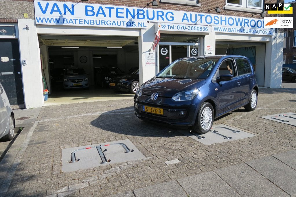 Volkswagen Up! 1.0 high up! | AUTOMAAT | Airco | Onderhoudsb, Euro 5, Stof, Gebruikt, Up!