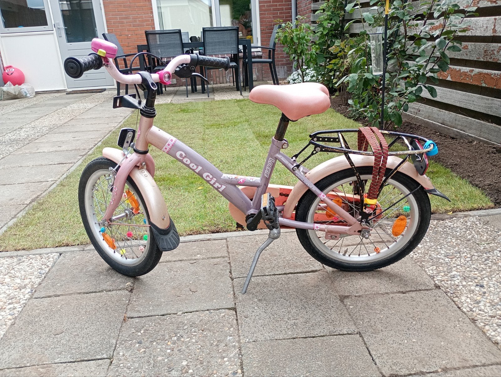 Kinderfiets 16 inch, Ophalen, Terugtraprem, Loekie, 16 tot 20 inch