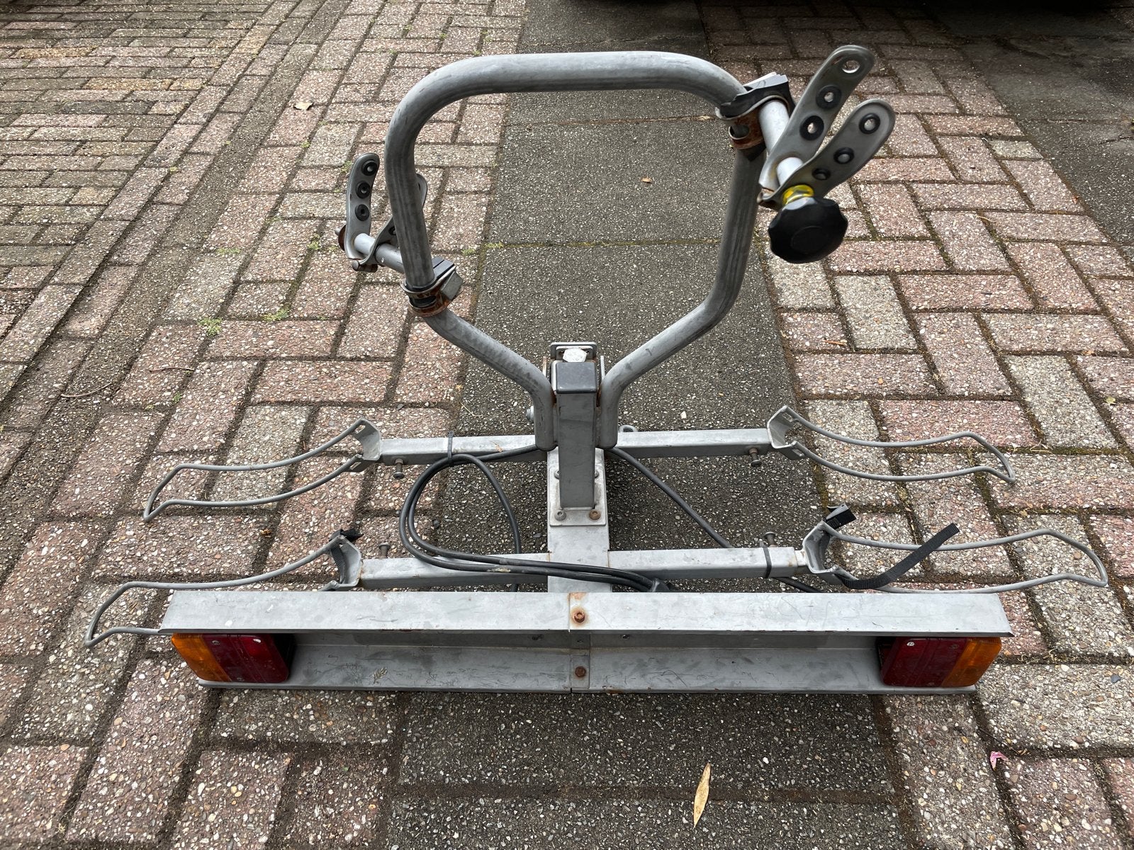 Stevige trekhaak fietsendrager voor 2 fietsen, Ophalen, 2 fietsen, Gebruikt, Trekhaakdrager