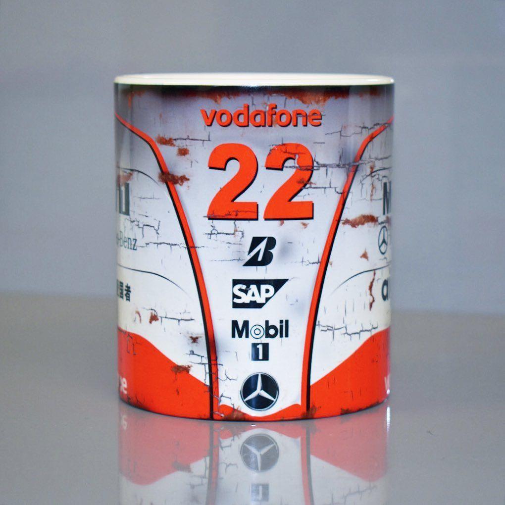 ✅ McLaren MP4-23 Hamilton F1 mok Vintage olie F1 Autosport, Ophalen of Verzenden, Nieuw, Formule 1